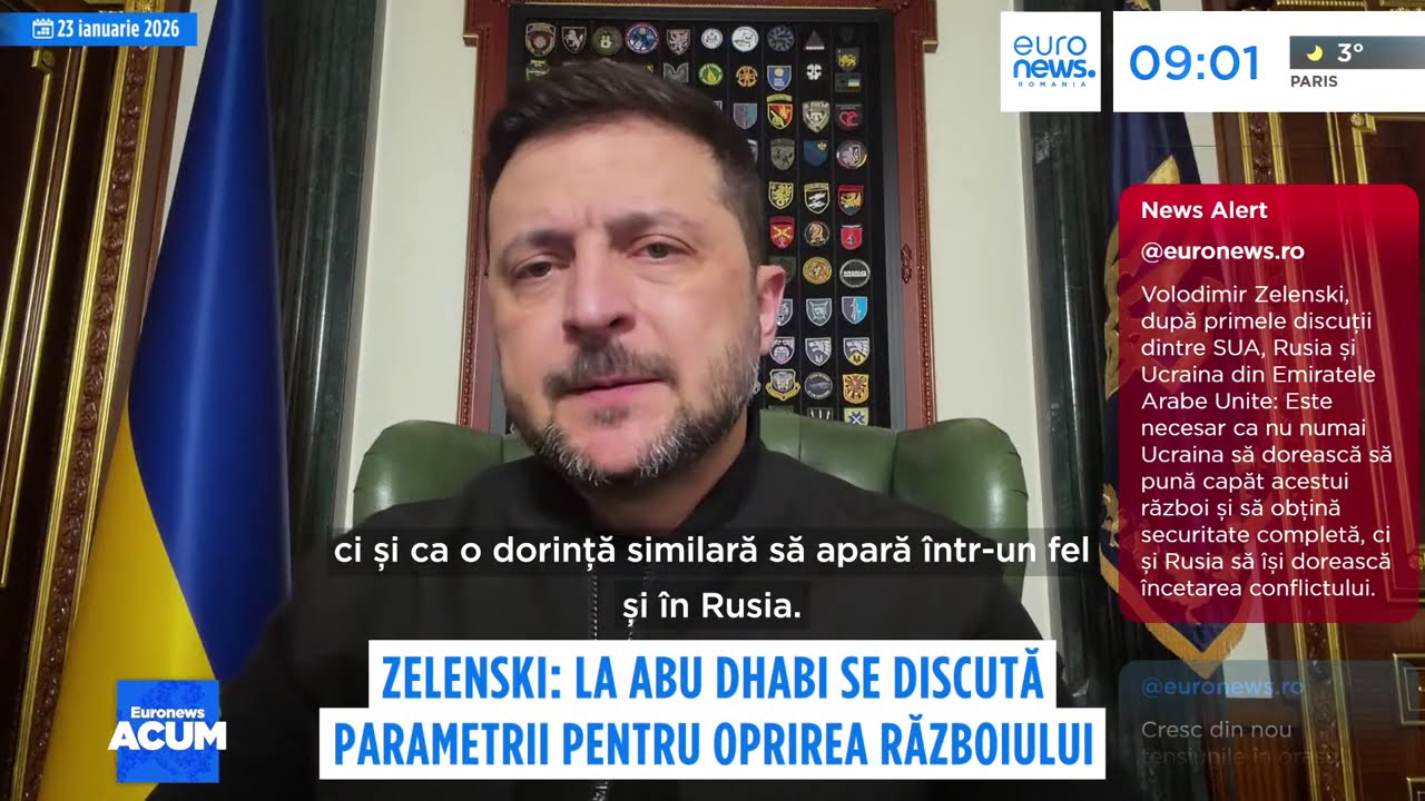 Zelenski după prima zi de negocieri trilaterale: Încă prea devreme pentru concluzii