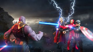 Avengers Trinity vs Thanos (Action Figure Stop Motion Animation)