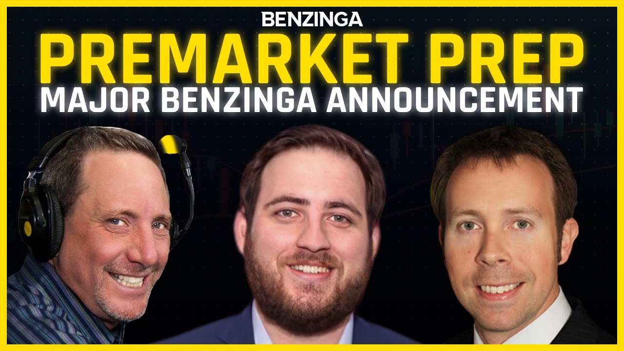 MAJOR Benzinga Announcement PreMarket Prep YouTube