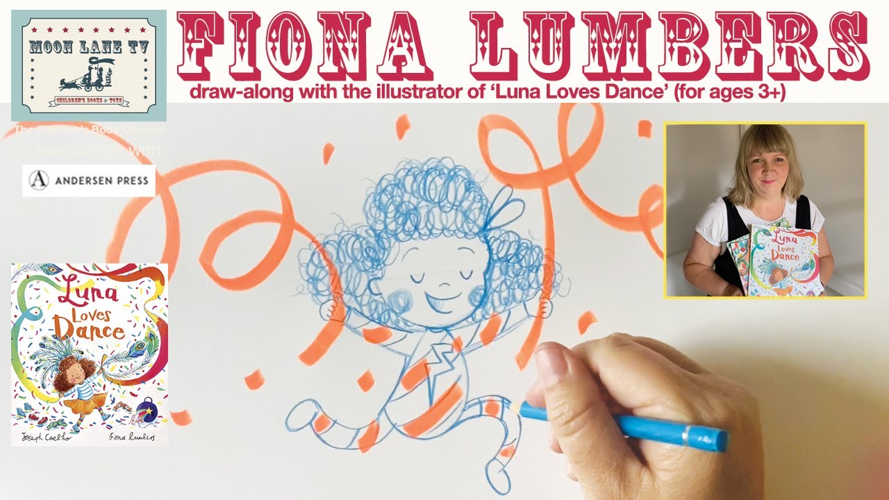 ‘Luna Loves Dance’ draw-along with illustrator Fiona Lumbers (for ages 3+)