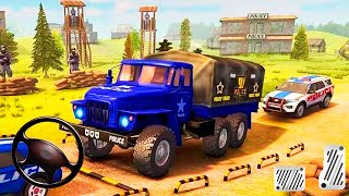 Offroad Police Truck Driving Simulator - Transport Truck Police Games | Android Gameplay screenshot 4