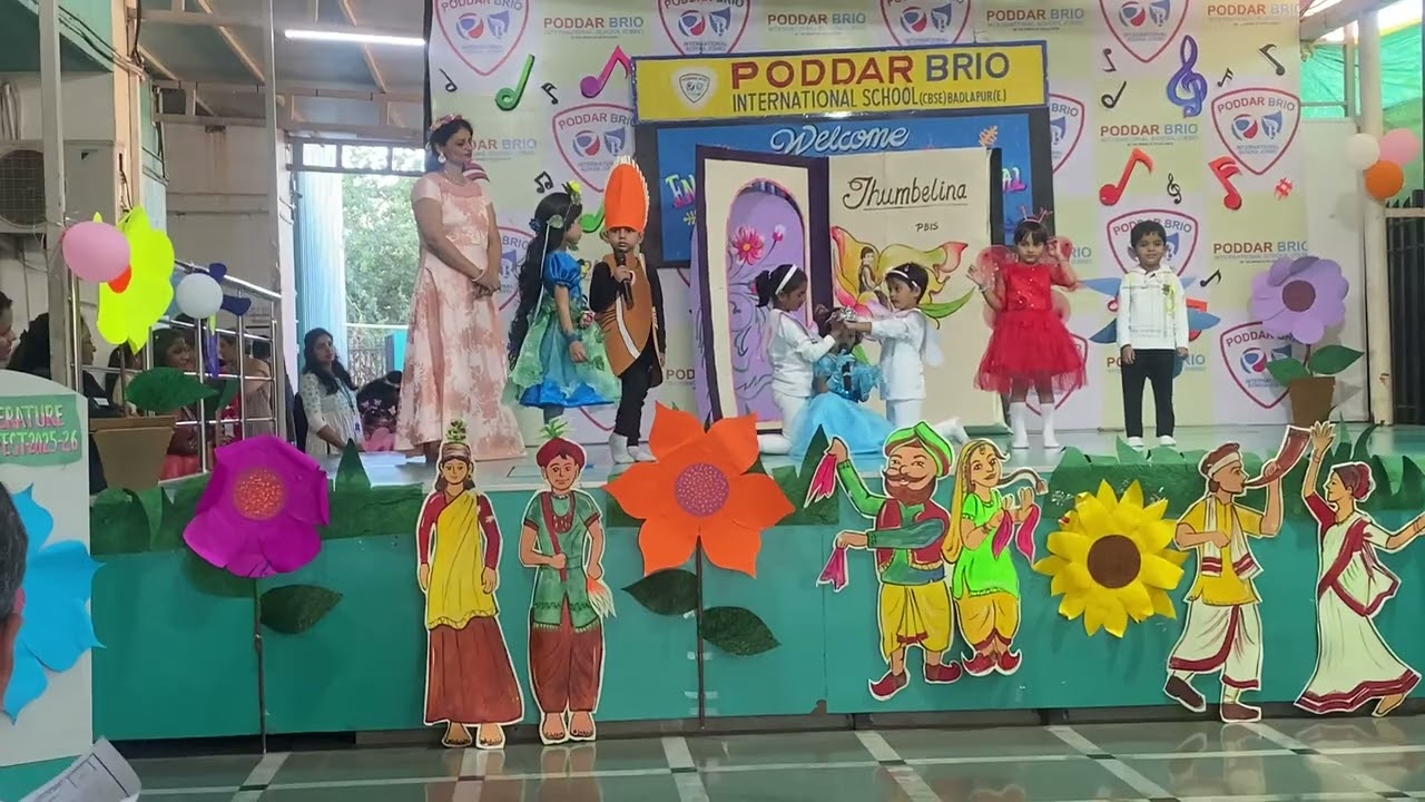Saharsha Butterfly Jhali | Literacy Fest 2025 | Pre Primary Section