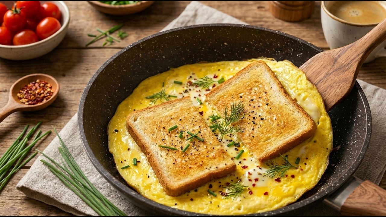 Хлеб и яйцо. Горячий сэндвич с беконом на сковороде – быстрый и сытный завтрак