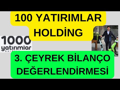 BİNHO 3. ÇEYREK BİLANÇO DEĞERLENDİRMESİ. 1000 YATIRIMLAR HOLDİNG BİLANÇO