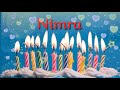 Nimra Happy Birthday Nimra Happy Birthday Song For Nimra 