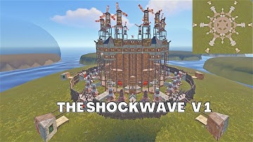 ShockWave v1 • Circle Base Multi TC • Open Core • Wide Gap • Large Group Rust Base Design