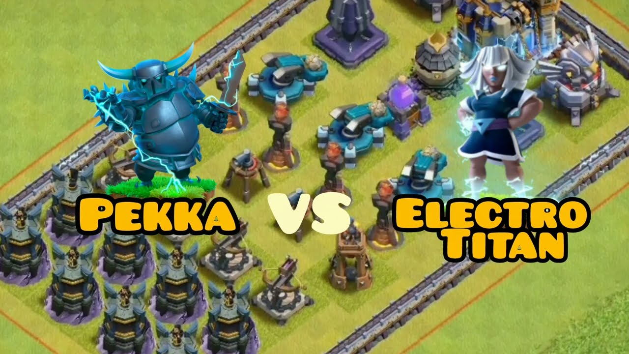 Pekka vs electro titan who will win! 