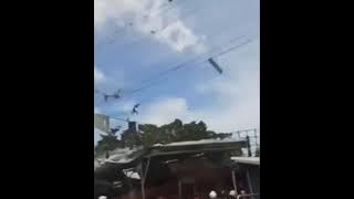 Pasar Patiunus Pekalongan Roboh Diterjang Angin Puting Beliung , Senin, 6 Maret 2023, 13.30 WIB.