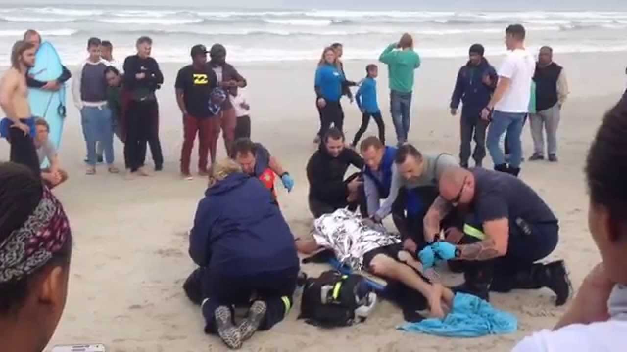 Shark Attack at Muizenberg, Cape Town, South Africa - YouTube