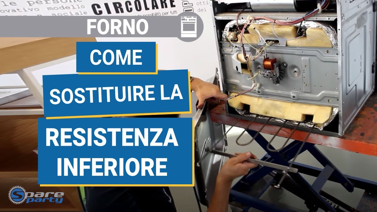 Come sostituire la resistenza inferiore del forno - Come riparare il forno  