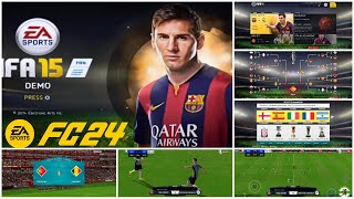 Fifa 16 android mod fifa 15 demo , new best graphic , full cup & transfers 24
