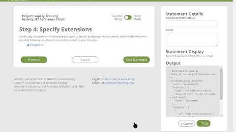 xapi.ly Walkthrough Part 1: Building Statements
