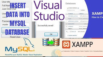 How to insert data into MySQL Database using Visual Studio 2022|C#basictools | #xamppserver