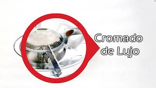 CALENTADOR FOCO 3-8 REDONDO CROMADO 19120-5