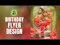 Birthday Flyer Design In Affinity by Canva