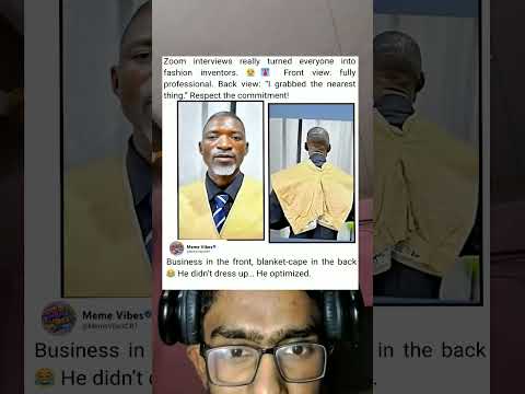 Zoom Interview Outfit: Business Front, Casual Back