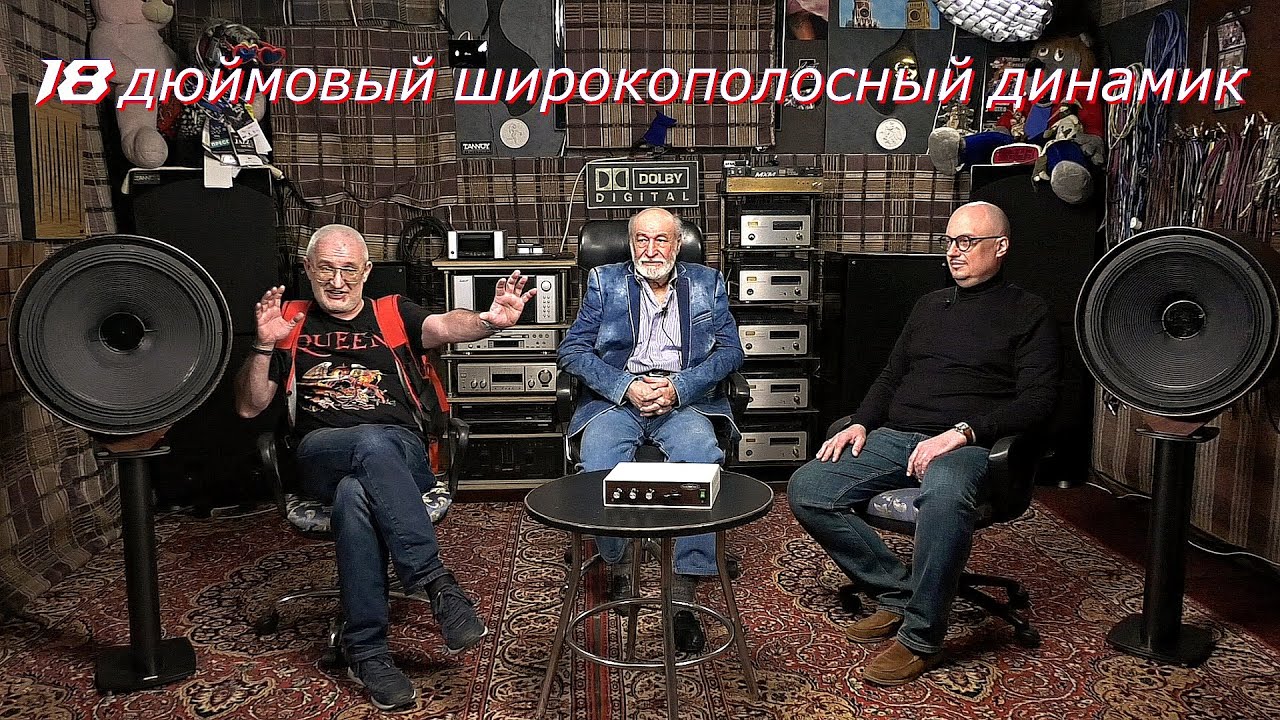 18 дюймовый широкополосный динамик. (Бувайло В.В.)