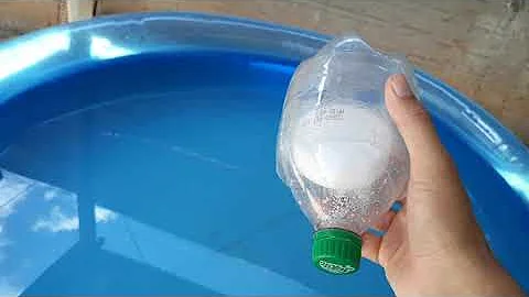 Pode colocar cloro em piscina de plástico?