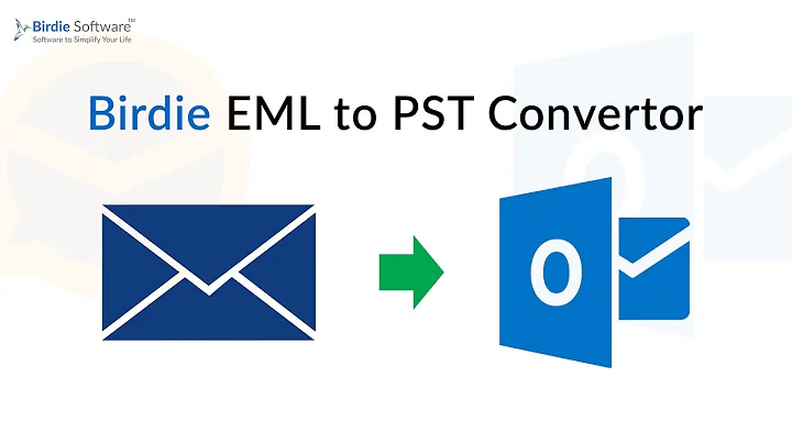 Birdie EML to PST Converter - Quickly Import EML into Outlook PST in Batch with Attachments