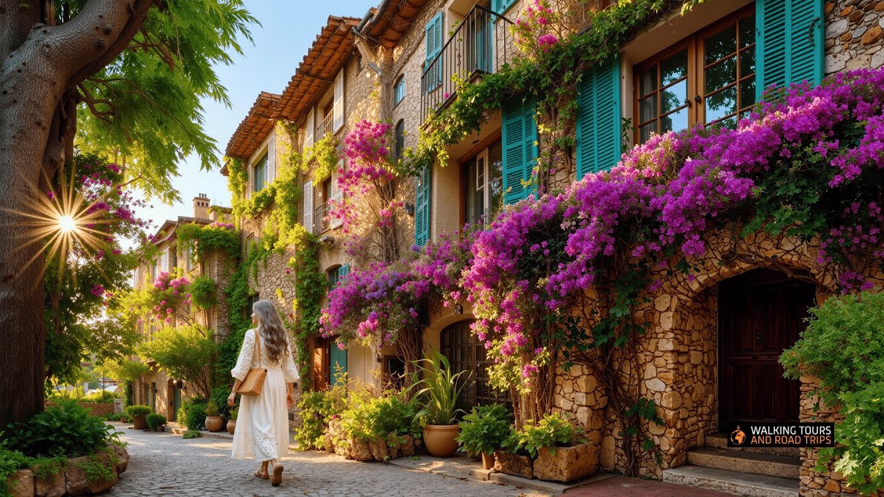 Сен-Поль-де-Венс — средневековая и художественная жемчужина Французской Ривьеры — 4K