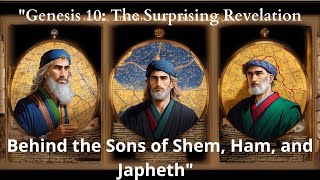 Genesis 10 verse 1 The Surprising Revelation Behind the Sons of Shem, Ham, and Japheth