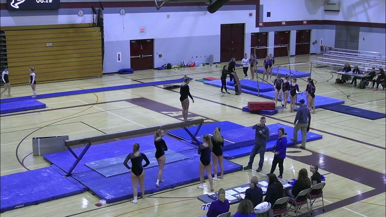 022423 WIAA Gymnastics Sectionals at Antigo Beam and Bars Camera