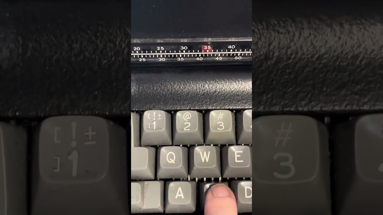 Demo of IBM Selectric II Electric Typewriter