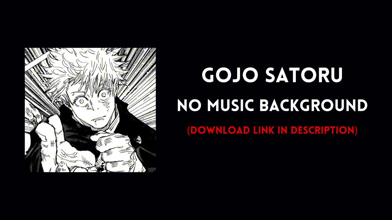 ANIME VOICES ~ GOJO SATORU (No Background Music)