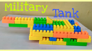 How to make a Military Tank with Building Blocks/Building Blocks for Kids/Military Tank/Blocks/