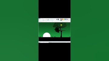 Amazing night Sky Painting in MS Paint Part 2