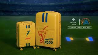 Nasher Miles x Chennai Super Kings customized bags for the team! screenshot 4