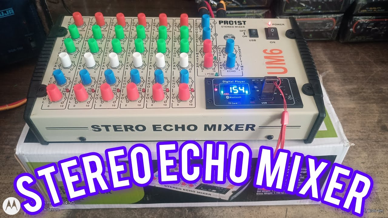 Stereo echo mixer best quality - contact santipur nadia 7501118543 
