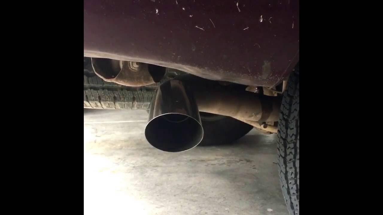 My New 1999 Chevy Tahoe Exhaust - YouTube