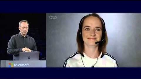 Skype Translator demo from WPC 201400
