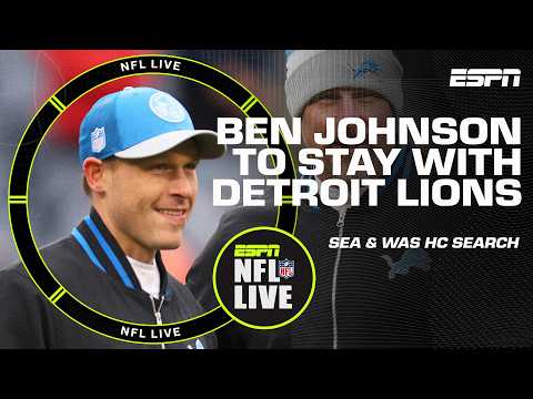 Ben Johnson declining Seahawks, Commanders HC jobs 😮 'WHERE'S MIKE VRABEL?' - Swagu | NFL Live