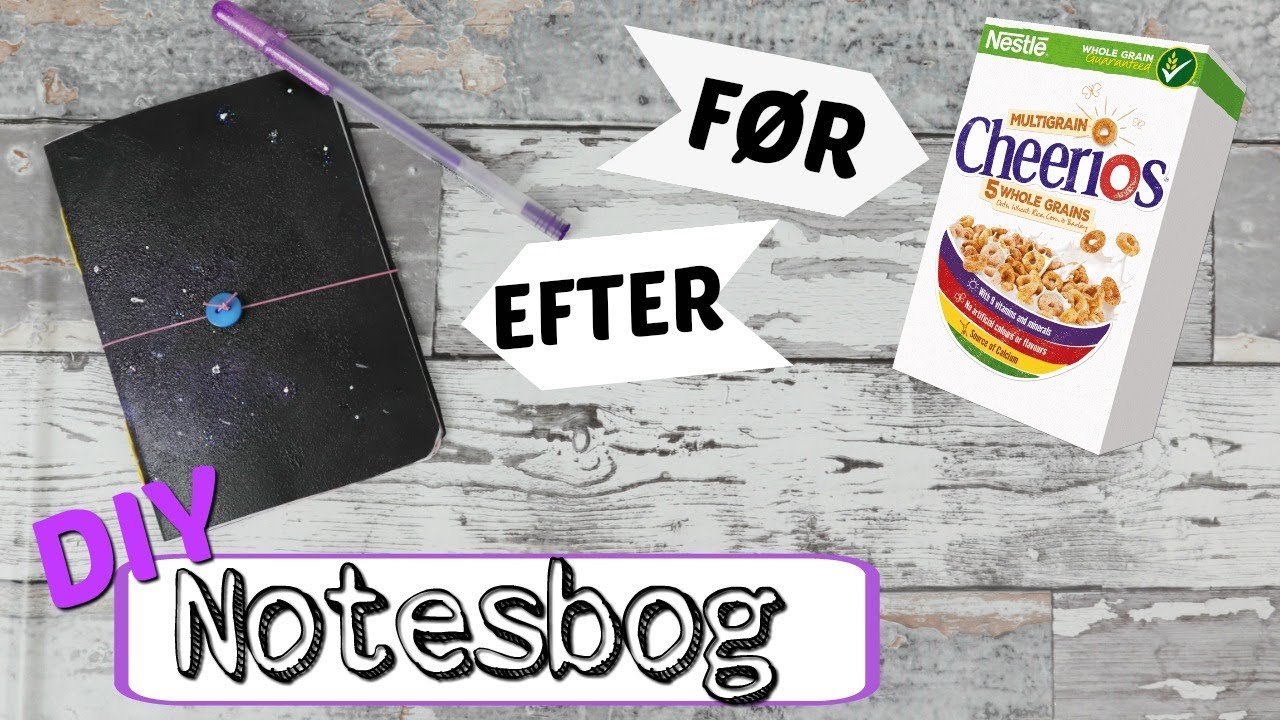 DIY notesbog // Skrald til Guld