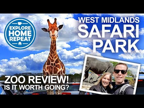 West Midlands Safari Park Near Birmingham | Zoo Review & Tour | Is It Worth Going? | UK Travel Vlog