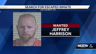 Kentucky State Police searching for escaped inmate in Lee County
