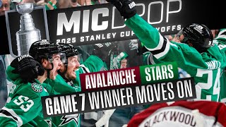 NHL Mic Drop: Avalanche vs. Stars Game 7 | Stanley Cup Playoffs