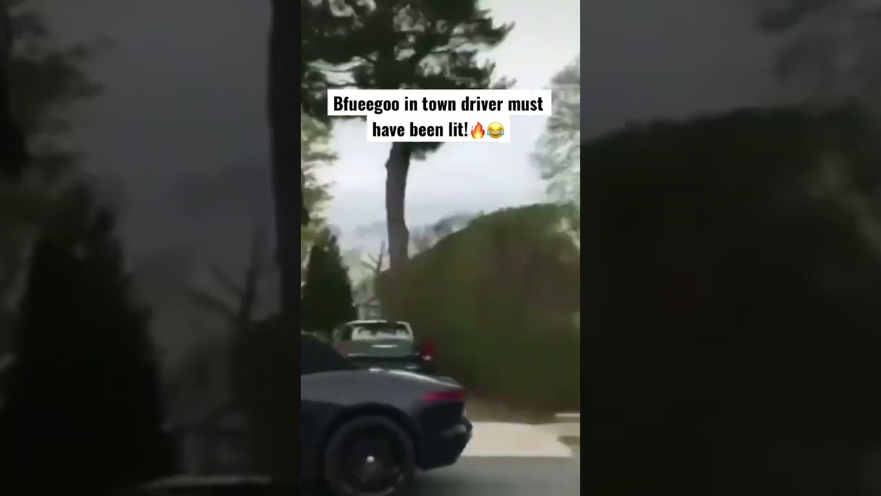 Brand new jaguar falls off of tow truck!🏎😦 