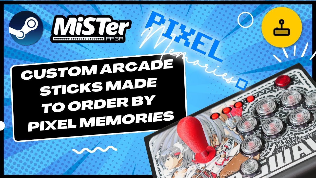 Кастомные аркадные джойстики от Pixel Memories