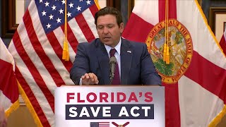 Desantis Signs Florida Voter Id Bill Lawsuit Filed Minutes Later