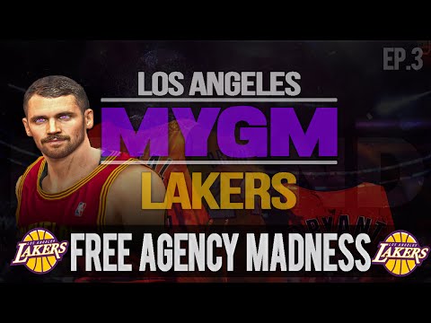 NBA 2K15 My GM Mode Ep.3 - Los Angeles Lakers | FREE AGENCY MADNESS | PS4
