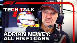 Every Adrian Newey F1 Car F1 Tv Tech Talk