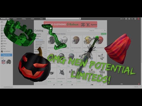 New Potential Limiteds Roblox Halloween Leaks Must Watch 2018 Leaked Hats Faces Gear Youtube - new leaked roblox limiteds 2018 unreleased