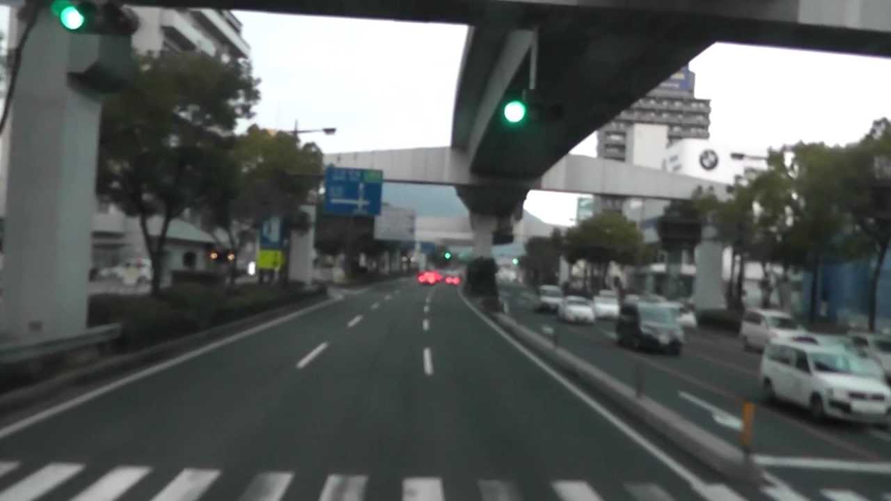 高速バス前面展望 中筋駅から山陽自動車道 広島ic合流 Youtube
