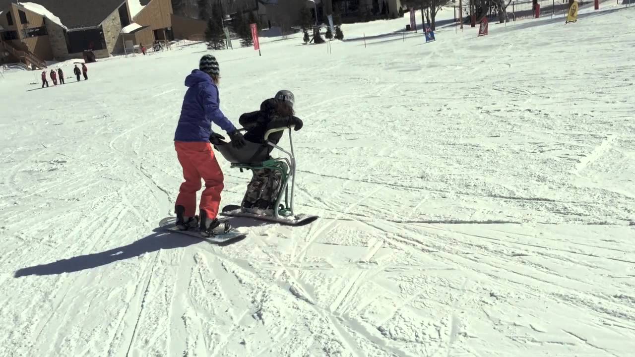 Sit snowboard YouTube