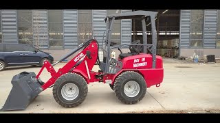 China new designed Mini wheel loader HQ180 with wide tire