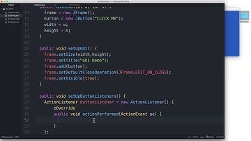 Part 4 | Java GUI Tutorial | How to implement a Java ActionListener to make buttons do something?