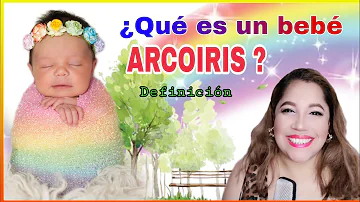 ¿Qué es un bebé arco iris y sol?